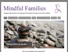 Tablet Screenshot of mindfulfamiliestherapy.com